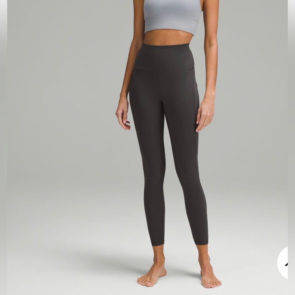 LULULEMON NWT Align HR Pant 25” *Pockets               Color Graphite grey